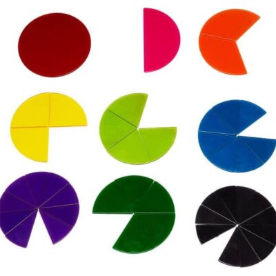 Acrylformen "Bruchrechnen" 51tlg.