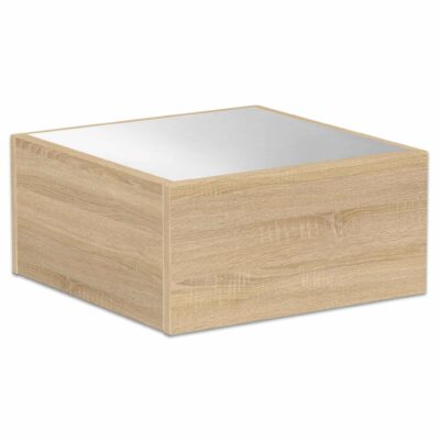 Kleines Podest - Quadrat mit Spiegel 50 x 50 cm