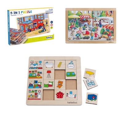 Puzzle-Set „Abenteuer im Alltag“