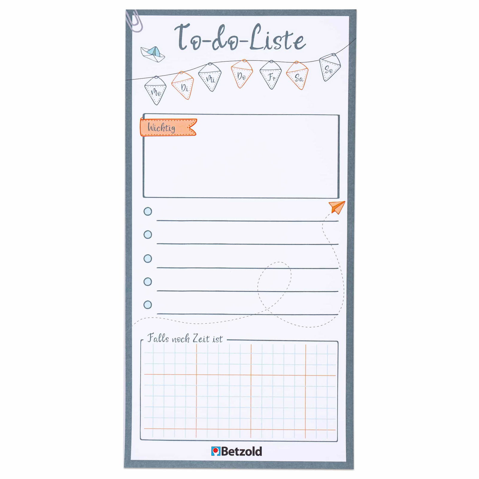 „To-do-Liste“-Abreißblock, 60 Seiten