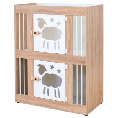 Krippen-Etagenbett, 2-türig