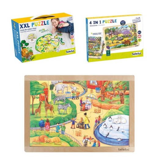 Groß (Puzzle-Set Tiere & Dinos) Puzzle-Set „Tiere & Dinos“ - Groß (Puzzle Set Tiere & Dinos)