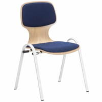 Schalenstuhl „College“, mit Polster