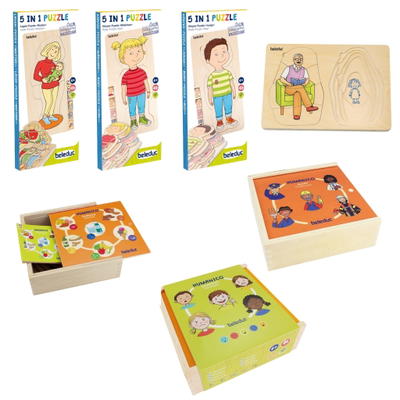Spiel & Puzzle-Bundle „Familie & Gefühle“