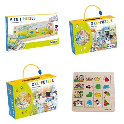 Spiel & Puzzle-Bundle "Zeit & Jahreslauf"