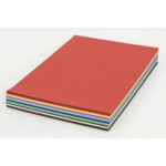 Tonkarton, 160 g/m², DIN A3, 250 Bogen, 10 Farben - Tonkarton 160 g m DIN A3 250 Bogen 10 Farben 80615 e ZN