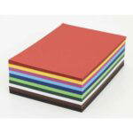 Tonkarton, 160 g/m², DIN A4, 500 Blatt, 10 Farben - Tonkarton 160 g m DIN A4 500 Blatt 10 Farben 80616 b ZN