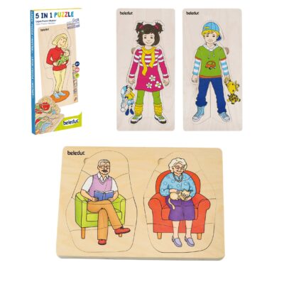 Lagenpuzzle-Set "Unsere Familie"