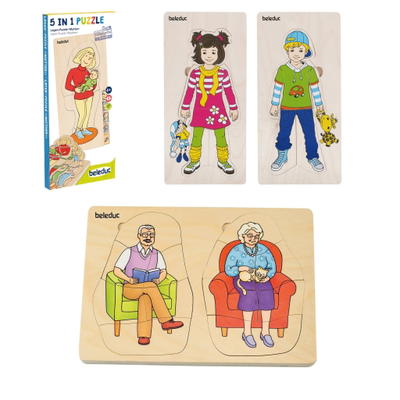 Lagenpuzzle-Set „Unsere Familie“