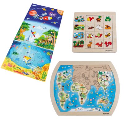 Puzzle-Set "Unsere Welt"