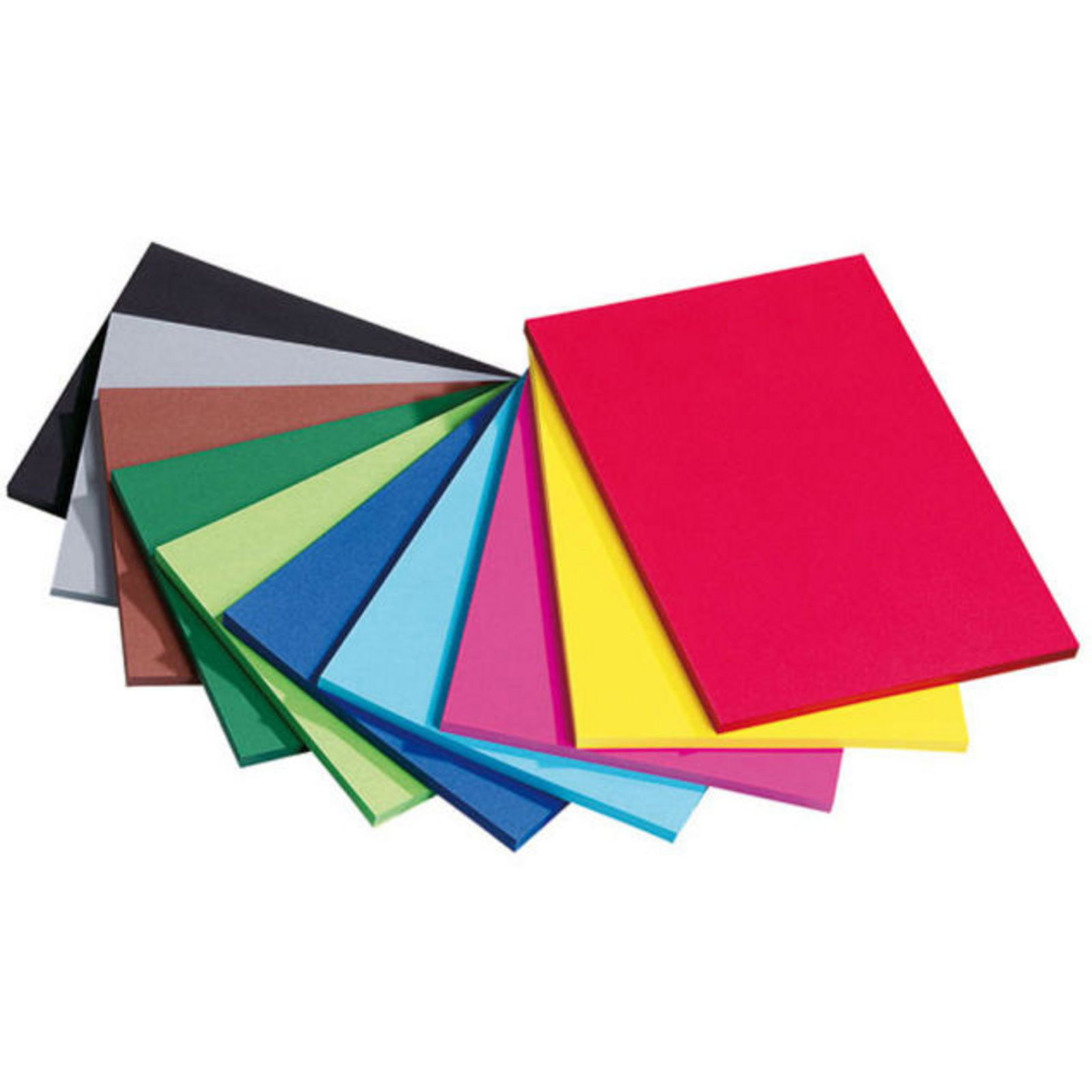 Tonkarton, 160 g/m², DIN A2, 125 Bogen, 10 Farben