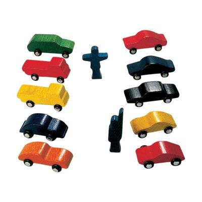 Autos mit Polizisten