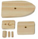 Holz-Bausatz „Dampfer“ 10er Set - 100 20 2