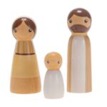 Holzfiguren Familienfiguren 30-tlg. - 103 24 2