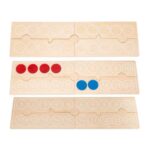 Holzpuzzle „Zahlen, zählen, legen“ Stück 4tlg. - 103 67 2
