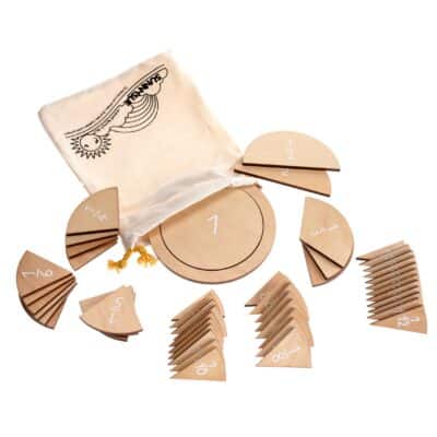 Holzformen "Bruchrechnen"