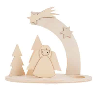 Teelichthalter „Engelsbogen"