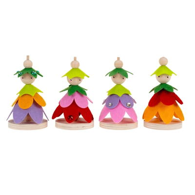 Bausatz „Blumenelfen“ 4er Set