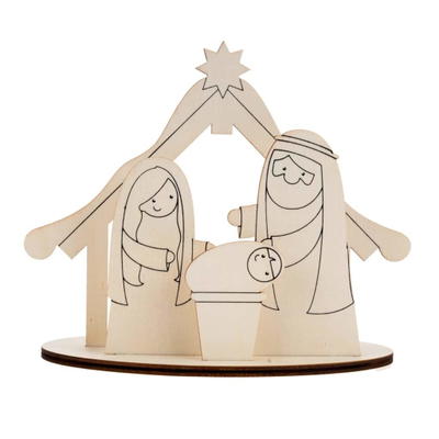 Teelichthalter „Kleine Weihnachtskrippe“