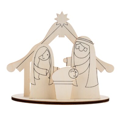 Teelichthalter "Kleine Weihnachtskrippe"