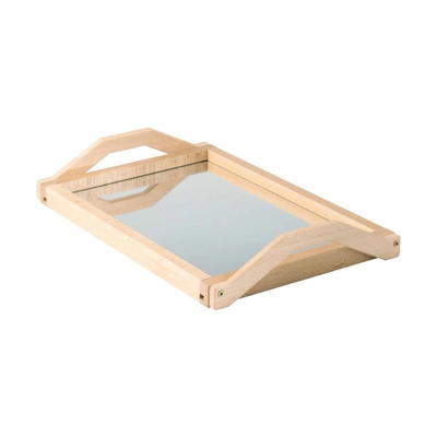 Tablett mit Spiegelboden