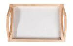 Tablett mit transparentem Boden - Dusyma