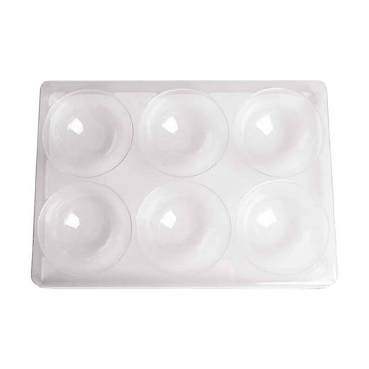 103496 Transparentes Tablett, runde Mulden - 103496