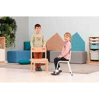 Stapelstuhl Alex mit Filzgleitern, Buche - 119003N 1 b 25