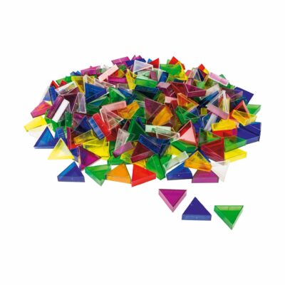 Riesen Prismo transparent Steine