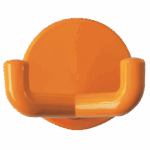 2er Kleiderhaken 54 orange