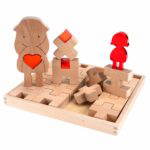 Holzbaukasten „H und X“ Stück (21tlg.) - 400 68, 400 84, 601 11, 601 12