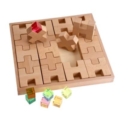 Holzbaukasten "H und X" Stück (21tlg.)