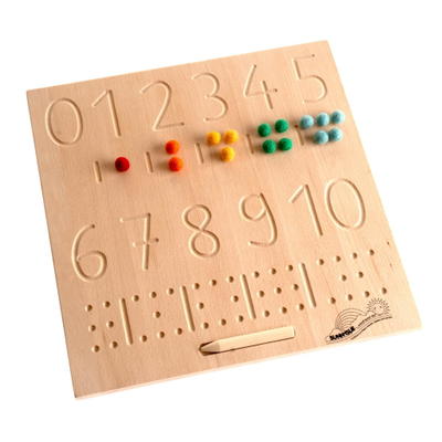 Zähl- und Legeboard „Ziffern, Mengen & Formen“