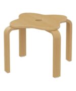 Kleeblatthocker Holz, vierblättrig - 430960