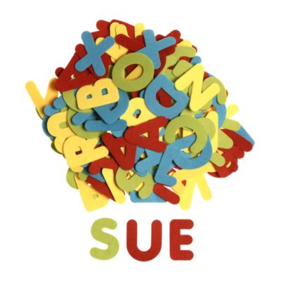 Filzbuchstaben "Großes ABC", 150tlg.