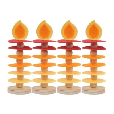 Filz-Bastelset "Kerze" 4er Set