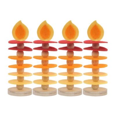 Filz-Bastelset „Kerze“ 4er Set