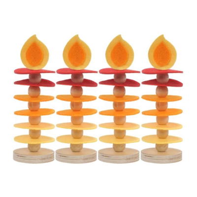 Filz-Bastelset „Kerze“ 4er Set