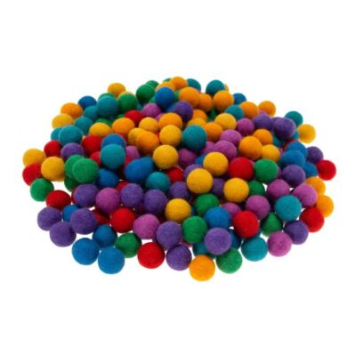Filzkugeln naturbunt 2 cm, 210-tlg.