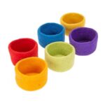 Filzschalen Regenbogen, 6er Set - 500 90 11