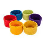 Filzschalen Regenbogen, 6er Set - 500 90 31