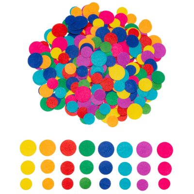 Filzaufkleber "Punkte in 3 Größen" 360tlg.