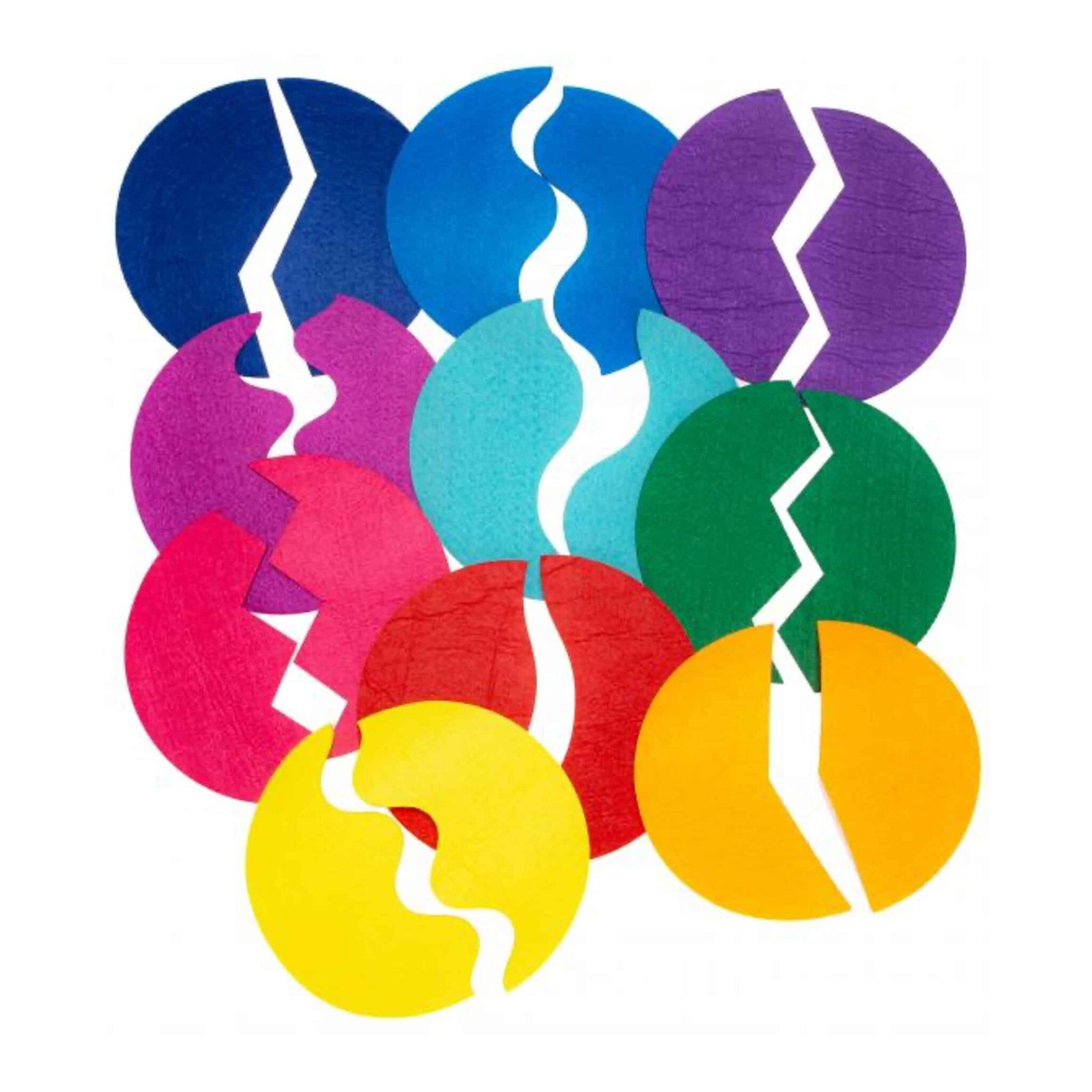 Zuordnungskreise Lernpuzzle Filz, 20tlg.