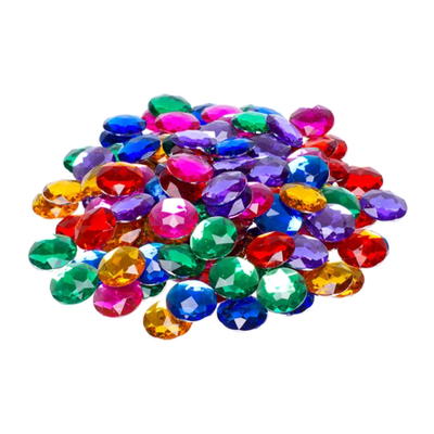 Funkelsteine Midi Ø 3 cm, 144-tlg.