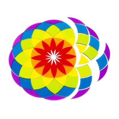 Acrylformen Großes Mandala, 61-tlg.