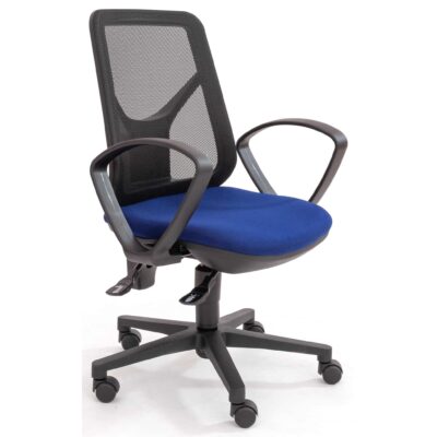 Topstar Bürostuhl „Ergonomic“ mit Designrückenlehne und Netzbezug