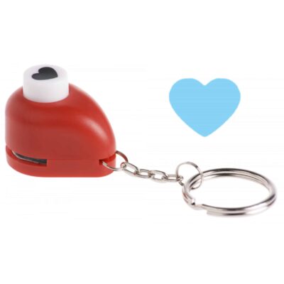 Schlüsselanhänger "Motivlocher Herz"