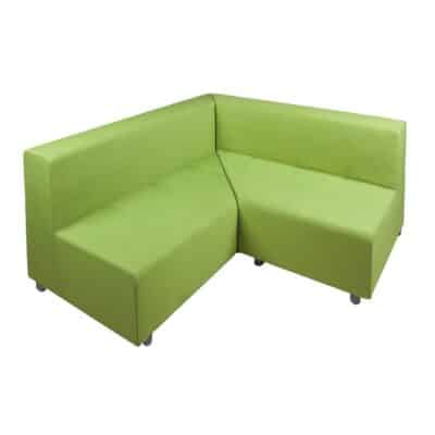 Sofa Sitzecke mit Lehne, Stoff schwer entflammbar