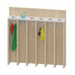 Waschraumboard mit Becherleiste und Handtuchfächern - Groß (117 471 00 3)