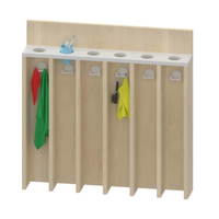 Waschraumboard mit Becherleiste und Handtuchfächern – Bild 2